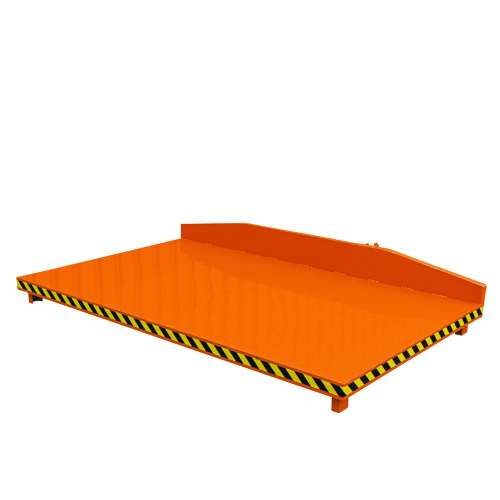 Produktabbildung Nr. 3: Eichinger® Sammelplattform, LxB 4000x1790 mm, reinorange