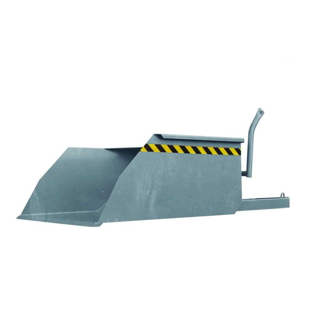 Produktabbildung: Eichinger® Schaufel mit geschlossenen Stapler-Einfahrtaschen, 3000 kg, 750 Liter feuerverzinkt