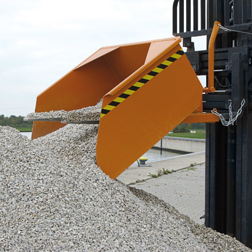 Produktabbildung Nr. 4: Eichinger® Schaufel mit Staplergabel-Durchschub, 3000 kg, 750 Liter anthrazitgrau
