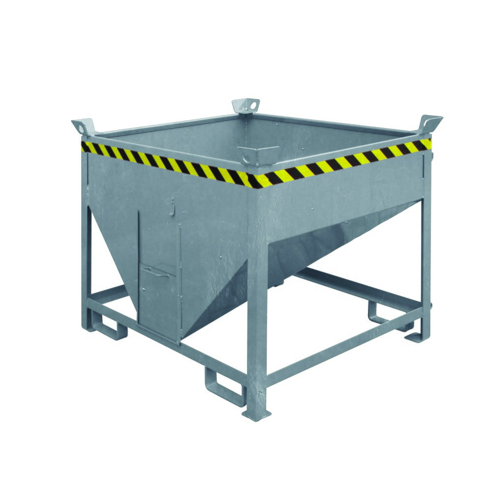 Produktabbildung Nr. 1: Eichinger® Silobehälter mit Auslaufschieber, 300 Liter feuerverzinkt