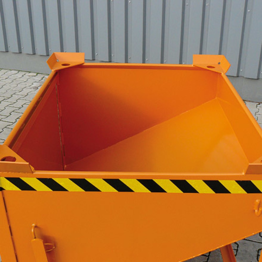 Produktabbildung Nr. 5: Eichinger® Silobehälter mit großflächiger Schüttklappe, 300 Liter anthrazitgrau