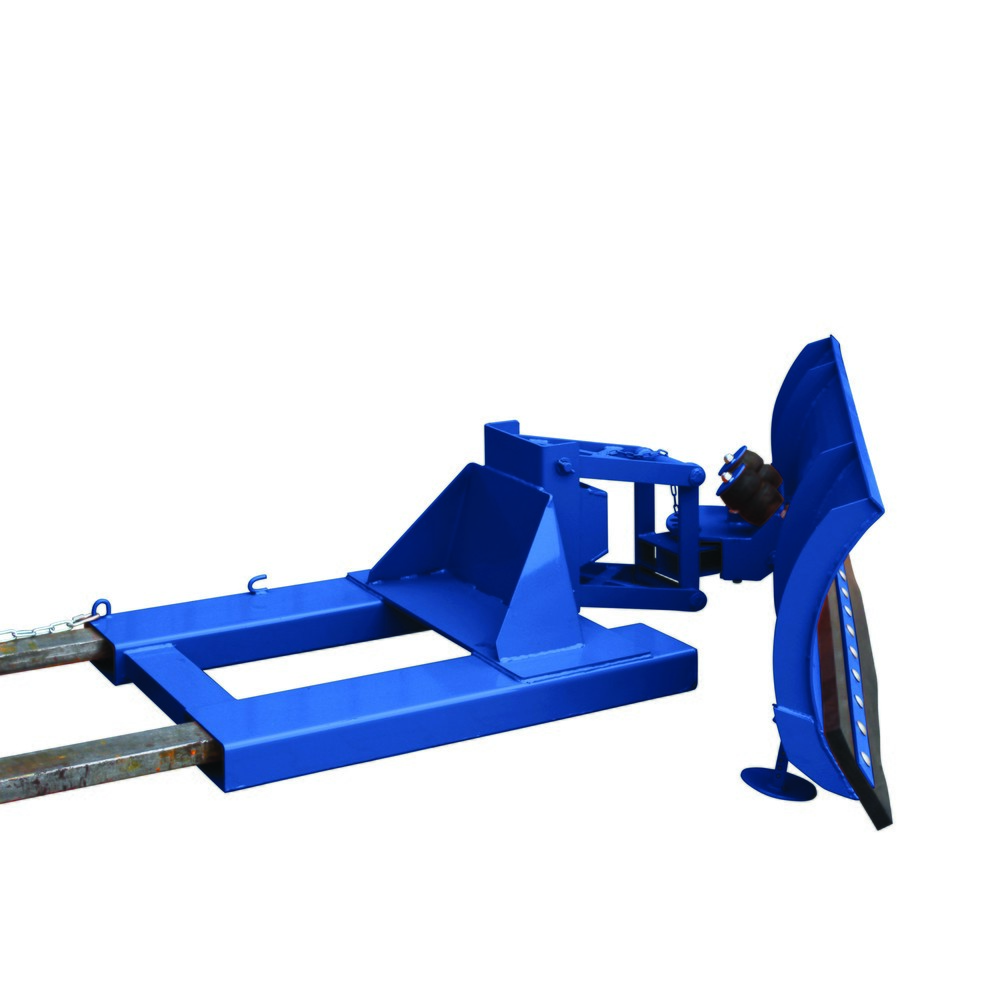 Produktabbildung: Eichinger® Schneepflug mit Niveauausgleich, Einfahrtasche unten Schildbreite 1500 mm enzianblau, gummi