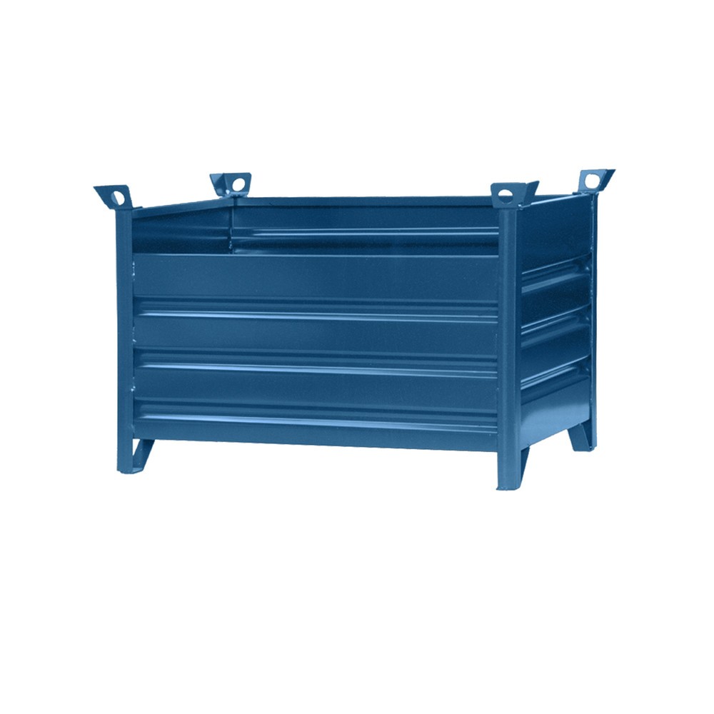 Produktabbildung Nr. 1: Eichinger® Vollwand-Stapelpalette, 1500 kg, LxBxH 1000x800x750 mm, enzianblau