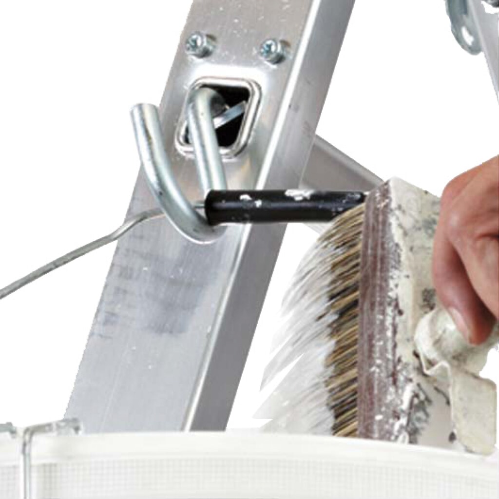 Produktabbildung: Eimerhaken für ZARGES Stufen-Stehleiter Compact