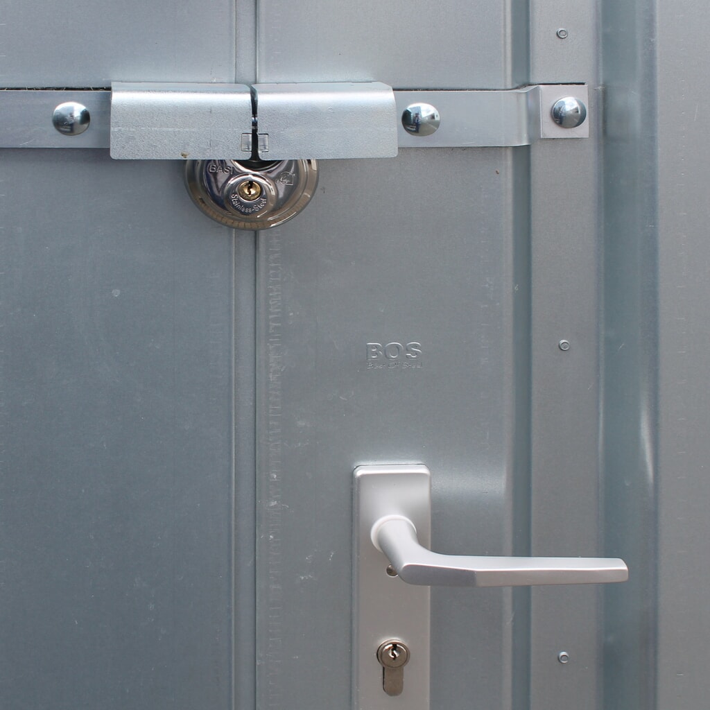 BOS® Einbruchsicherung EBS für 2-flügelige Türen, SC- und SGL-Container Produktabbildung: BOS® Einbruchsicherung EBS für 2-flügelige Türen, SC- und SGL-Container