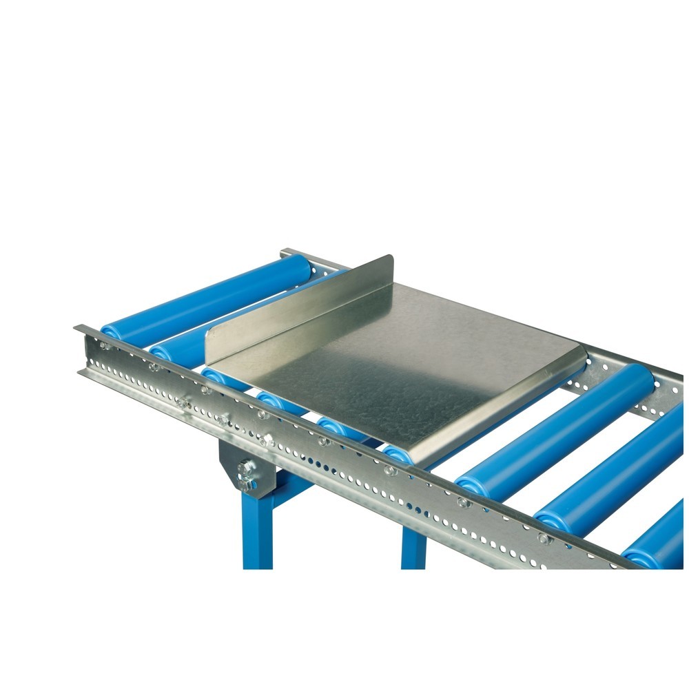 Product afbeelding: Endaanslag voor BLUME klein- en lichte rollenbaan, haakbaar, transportbreedte 800 mm