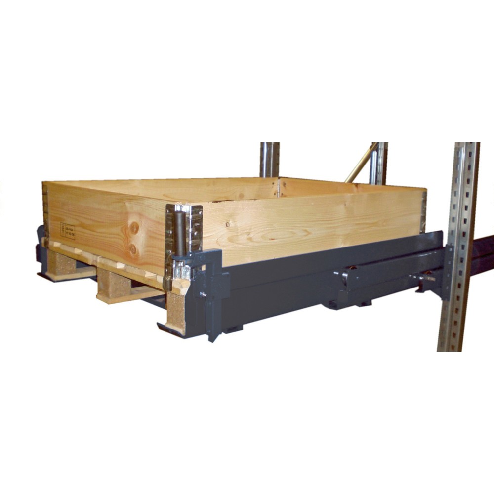 Produktabbildung Nr. 1: Einhänge-Schubfächer für Palettenregalständer, TK 800 kg, Auszug 1.200 mm