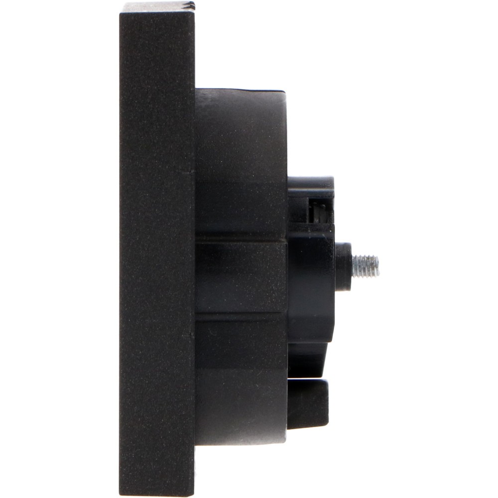 Produktabbildung Nr. 4: Einlegeplatte 1x USB-A+C - 55x55mm - mattschwarz