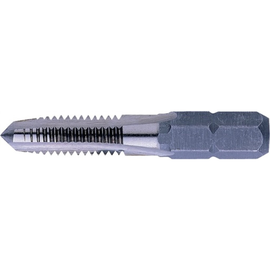 Produktabbildung: Einschnittgewindebohrer DIN3126 HSSG 1/4 Zoll 6KT-Bit M3x11mm EXACT