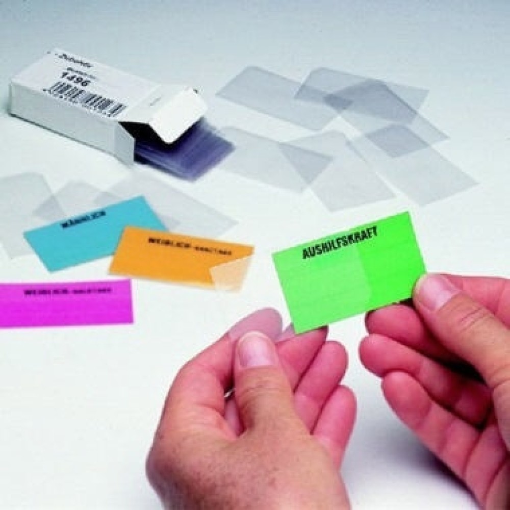 Produktabbildung Nr. 3: Ultradex Einsteckkarte Planrecord 140703 70x32mm rosa 90 St./Pack.