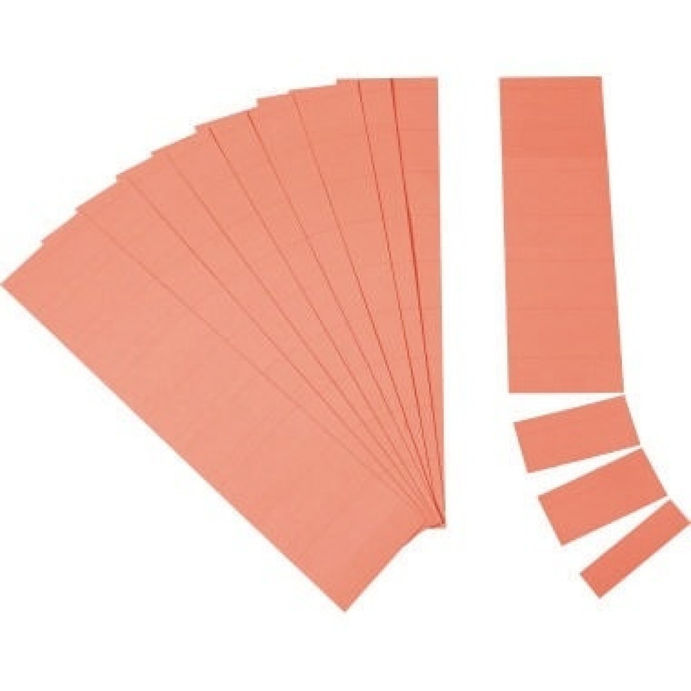 Ultradex Einsteckkarte Planrecord 140705 70x32mm rot 90 St./Pack. Produktabbildung: Ultradex Einsteckkarte Planrecord 140705 70x32mm rot 90 St./Pack.