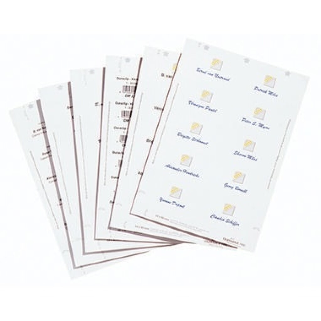 Produktabbildung: DURABLE Einsteckschild BADGEMAKER 145502 90x54mm weiß 200 St./Pack.