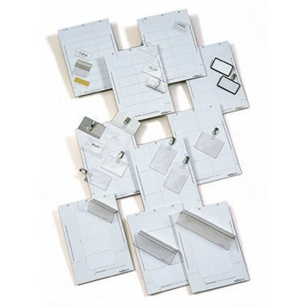 Produktabbildung Nr. 8: DURABLE Einsteckschild BADGEMAKER 145502 90x54mm weiß 200 St./Pack.