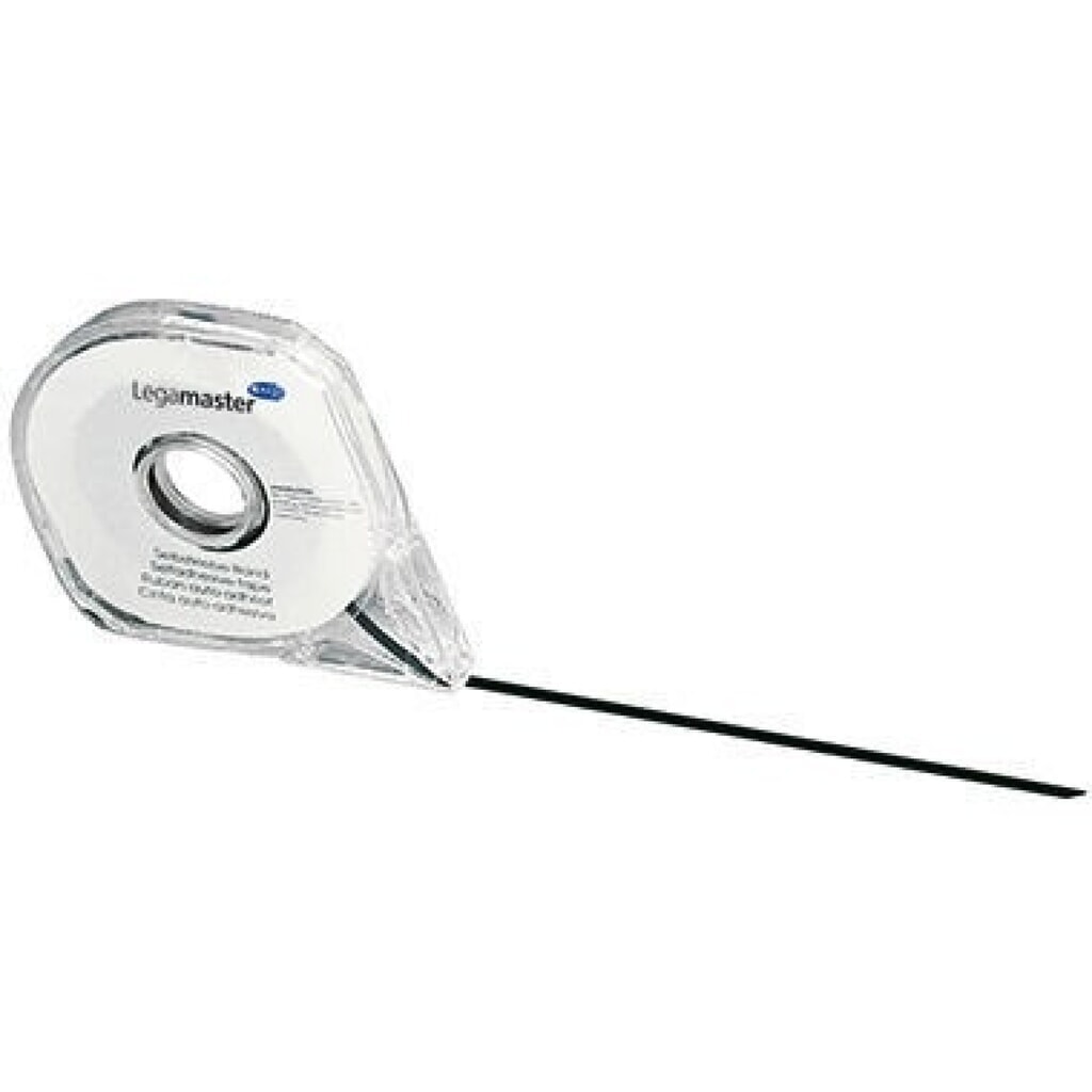 Produktabbildung: Legamaster Aufteilungsband 7-433301 3,5mmx8m wieder ablösbar schwarz
