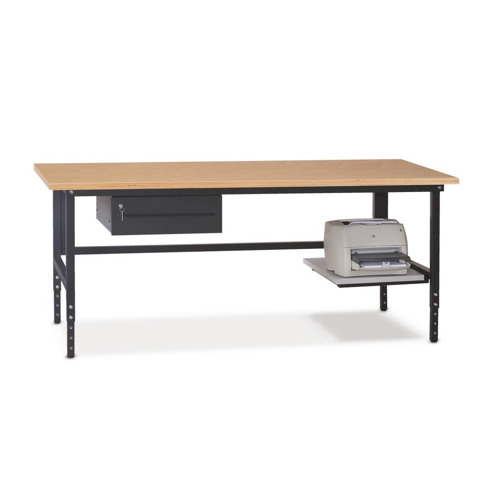 Produktabbildung: Einzelpacktisch Multiplex, HxBxt 710-960 x 2.000 x 900 mm