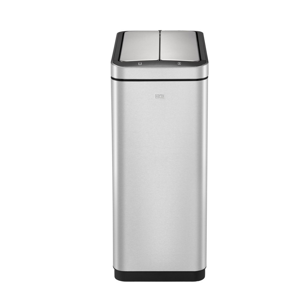 Produktabbildung Nr. 2: EKO Abfallbehälter Deluxe Phantom Sensor, 2x20 Liter, Edelstahl mattiert