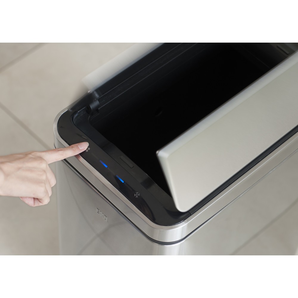 Produktabbildung Nr. 12: EKO Abfallbehälter Deluxe Phantom Sensor, 45 Liter, Edelstahl mattiert