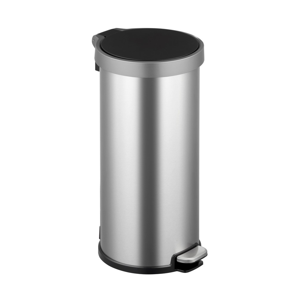 Produktabbildung Nr. 1: EKO Tret-Abfallbehälter Aria, 35 Liter, Edelstahl mattiert