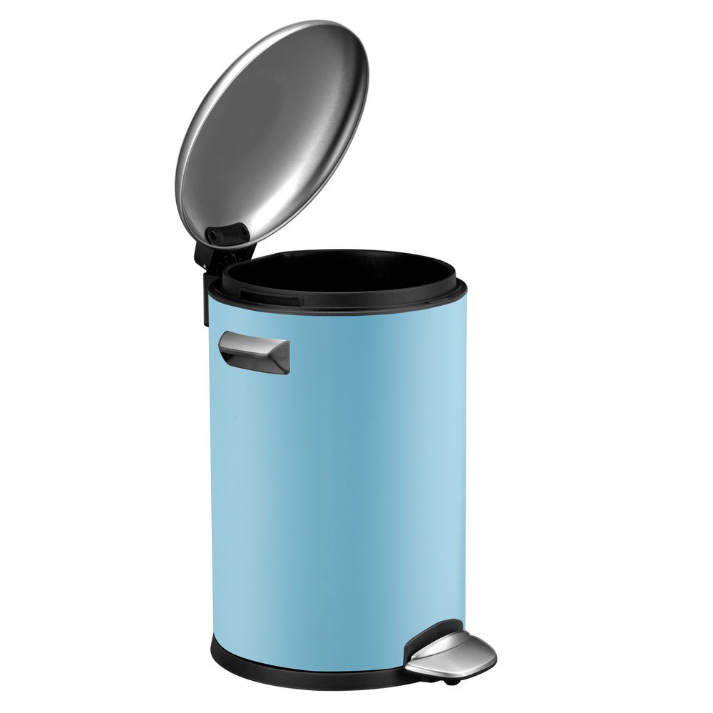 Produktabbildung Nr. 2: EKO Tret-Abfallbehälter Belle Deluxe, 3 Liter, hellblau