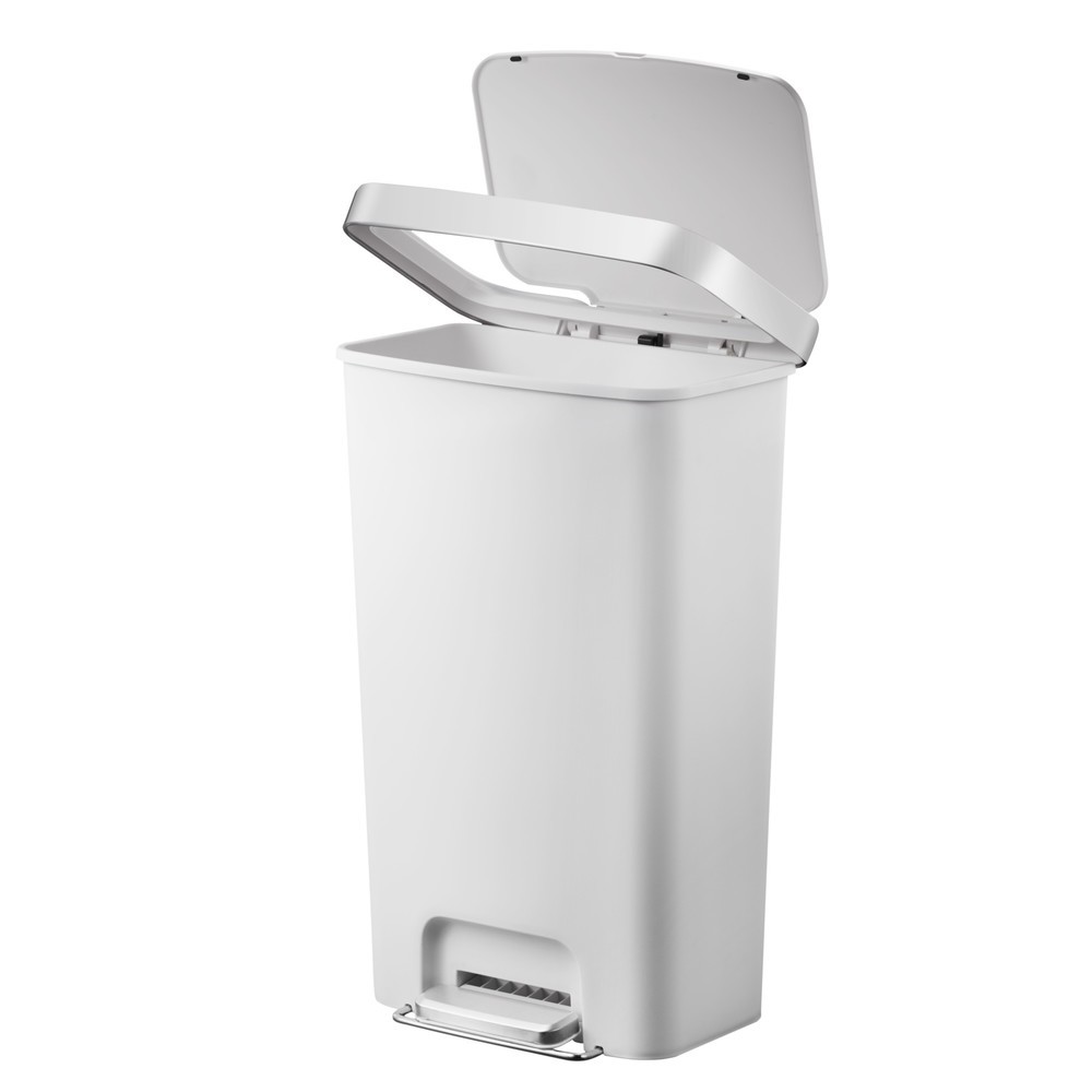 Produktabbildung Nr. 3: EKO Tret-Abfallbehälter Hana, 45 Liter, weiß