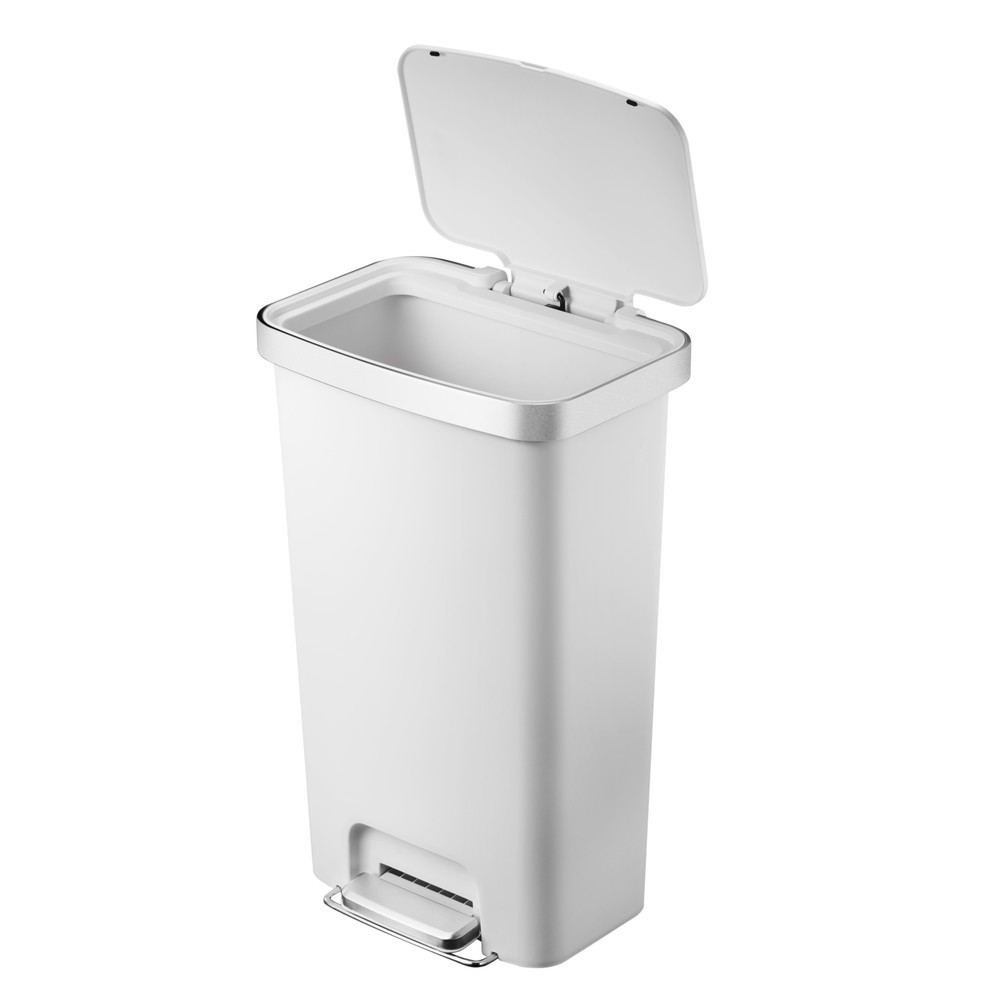 Produktabbildung Nr. 5: EKO Tret-Abfallbehälter Hana, 45 Liter, weiß