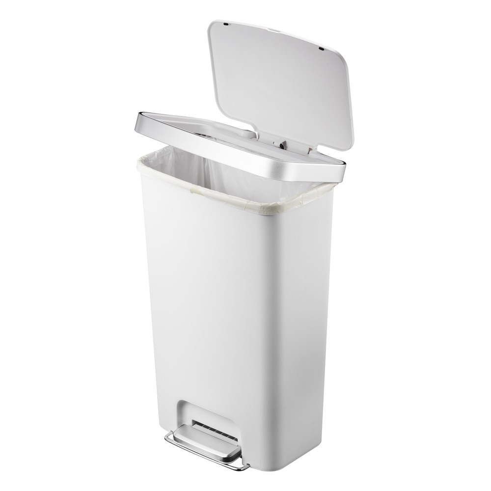 Produktabbildung Nr. 6: EKO Tret-Abfallbehälter Hana, 45 Liter, weiß