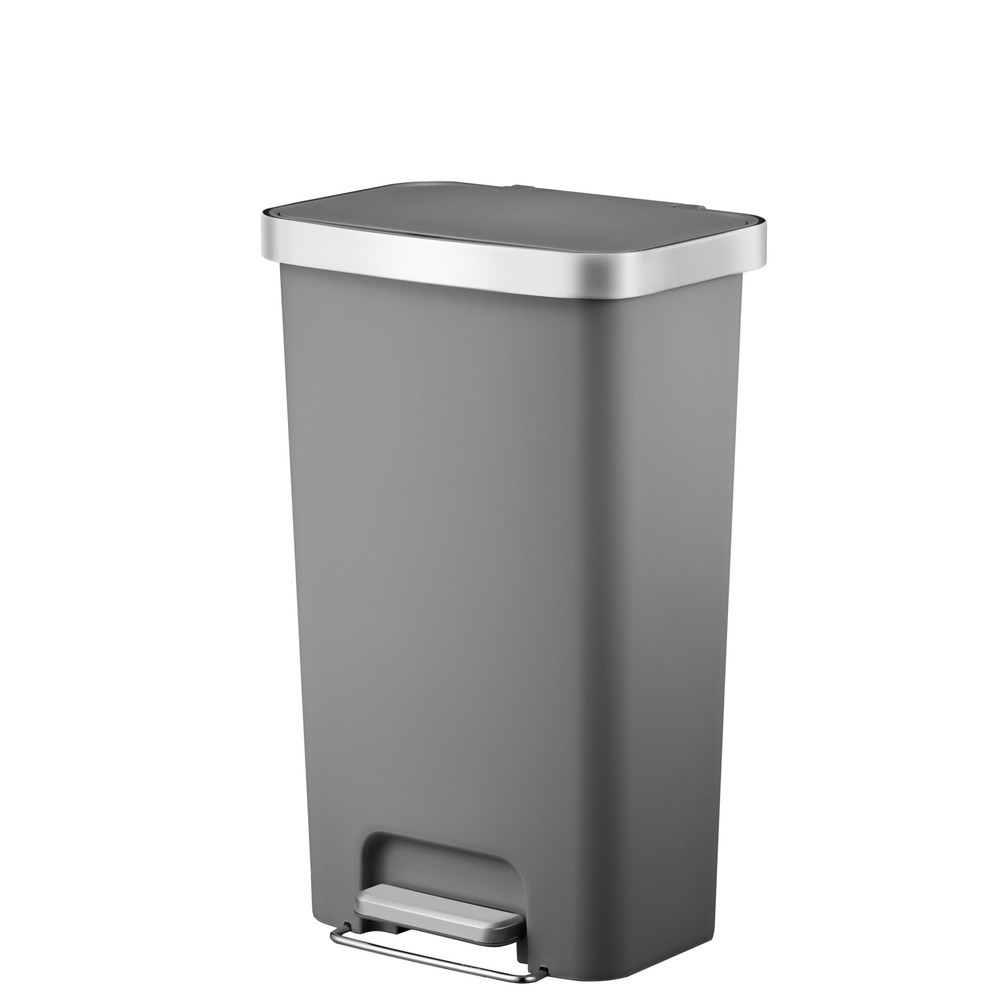Produktabbildung: EKO Tret-Abfallbehälter Hana, 45 Liter, grau
