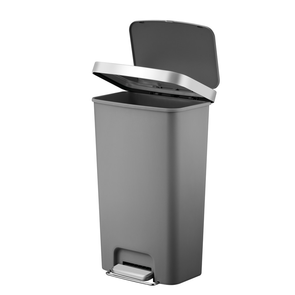 Produktabbildung Nr. 3: EKO Tret-Abfallbehälter Hana, 45 Liter, grau