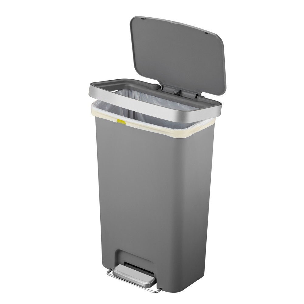 Produktabbildung Nr. 6: EKO Tret-Abfallbehälter Hana, 45 Liter, grau