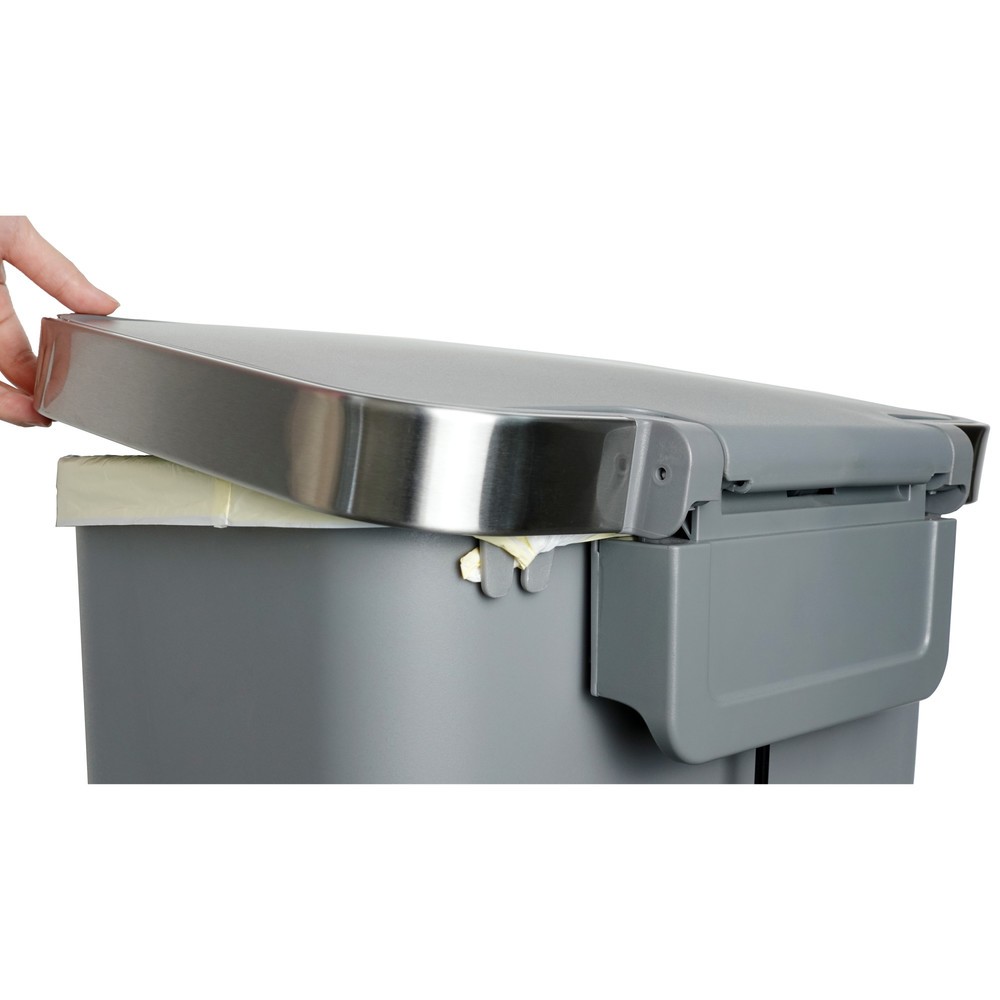 Produktabbildung Nr. 14: EKO Tret-Abfallbehälter Hana, 45 Liter, grau