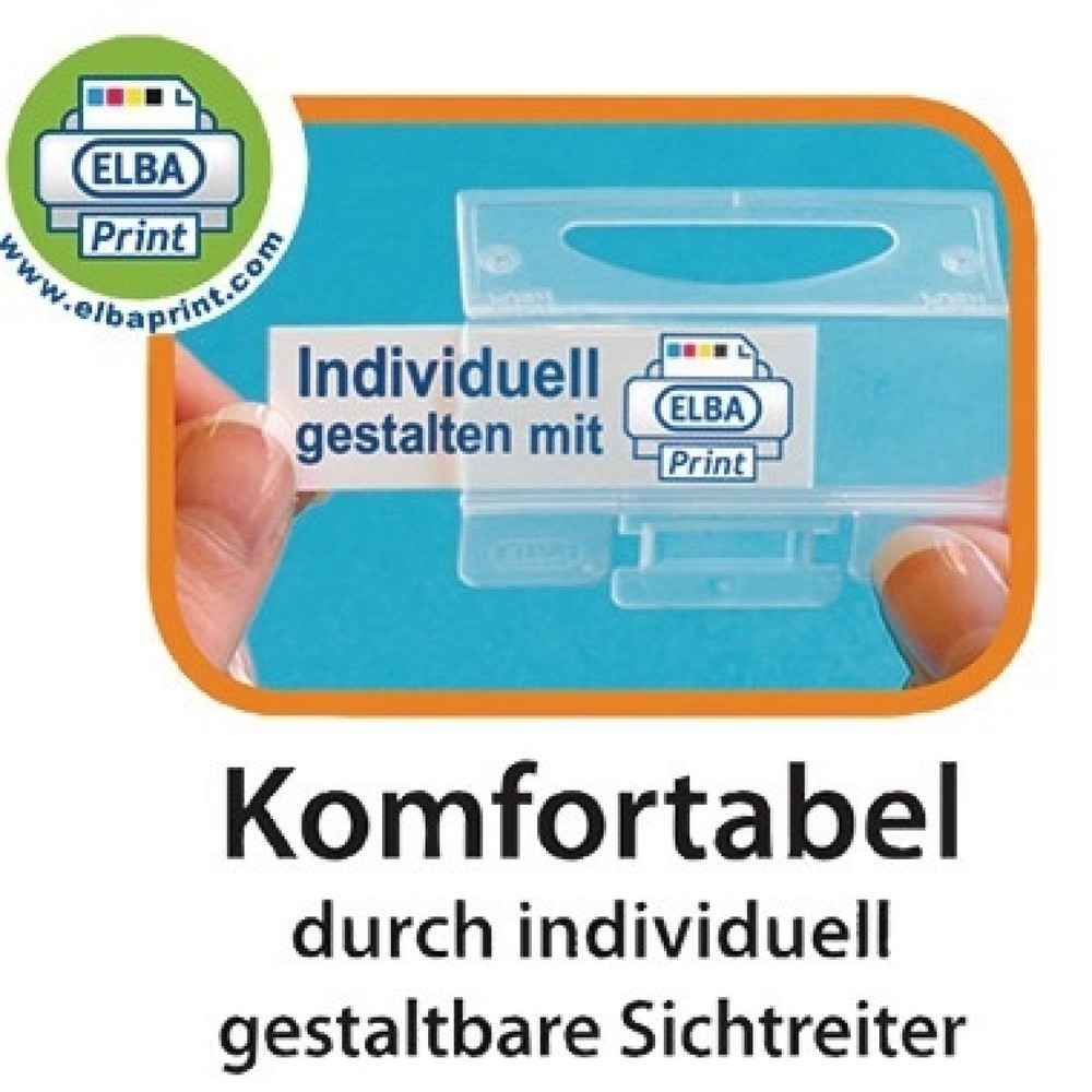 Produktabbildung Nr. 6: ELBA Doppelordner 100551836 75mm für 2xDIN A5 quer Altpapier schwarz