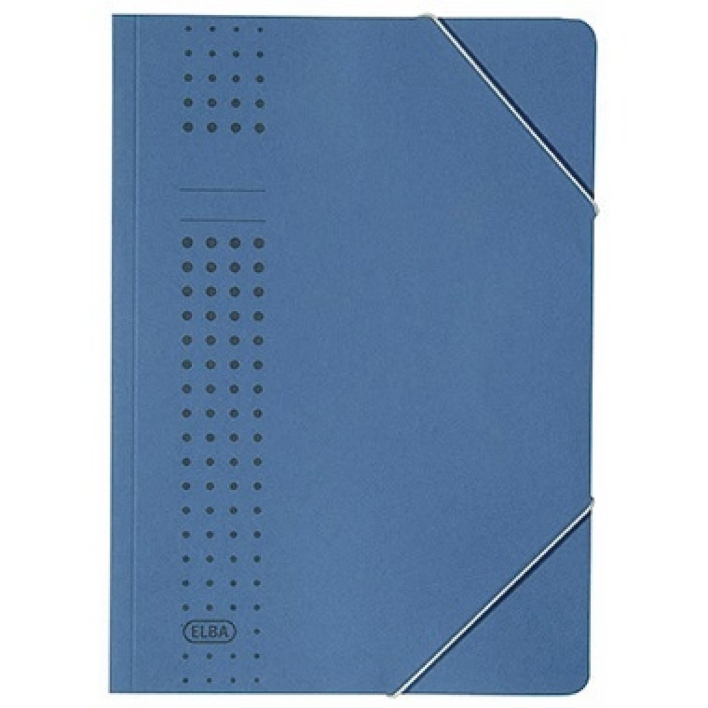 Produktabbildung: ELBA Eckspanner chic 400010108 DIN A4 150Bl. Karton dunkelblau