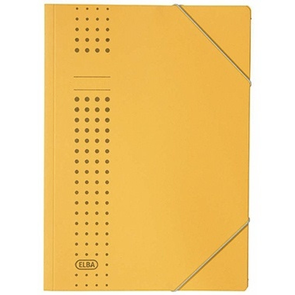 Produktabbildung: ELBA Eckspanner chic 400010054 DIN A4 150Bl. Karton gelb
