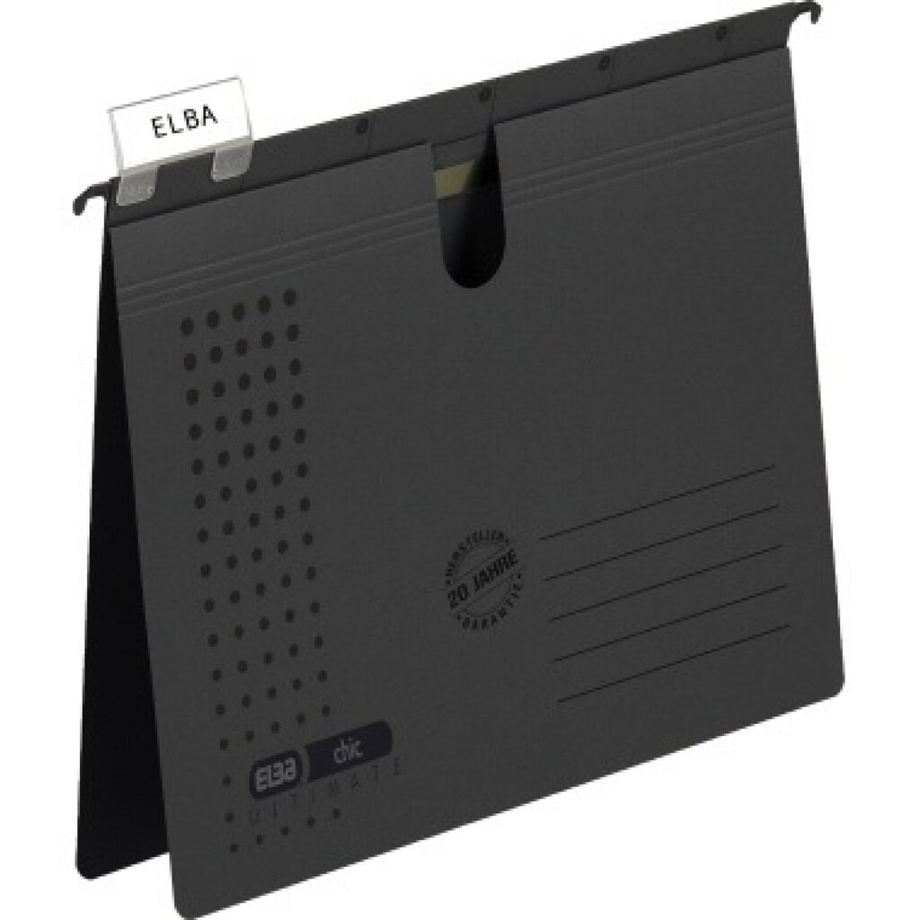 Produktabbildung: ELBA Hängehefter chic ULTIMATE 100552090 Karton anthrazit