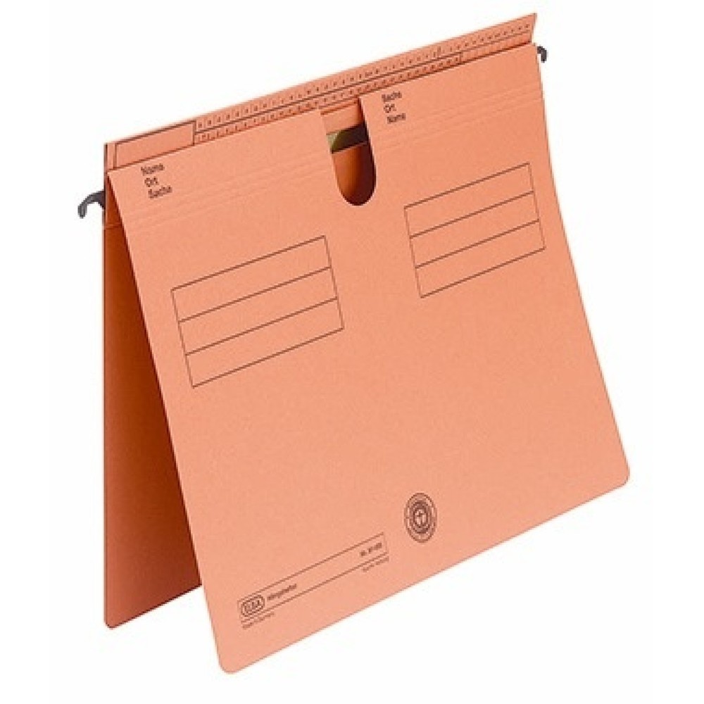 Produktabbildung: ELBA Hängehefter 100570008 DIN A4 kaufm./Amtsheftung Karton orange