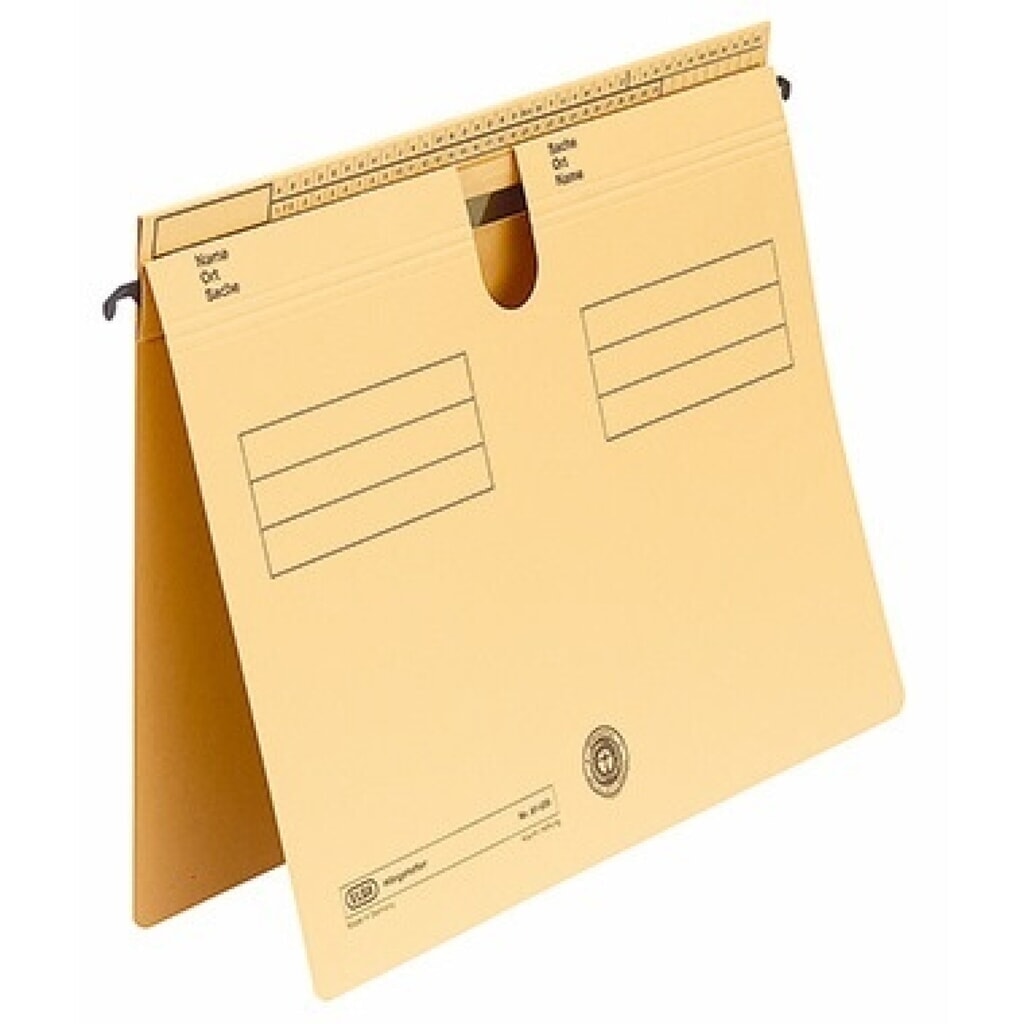 ELBA Hängehefter 100555352 DIN A4 kaufm./Amtsheftung Karton gelb Produktabbildung: ELBA Hängehefter 100555352 DIN A4 kaufm./Amtsheftung Karton gelb