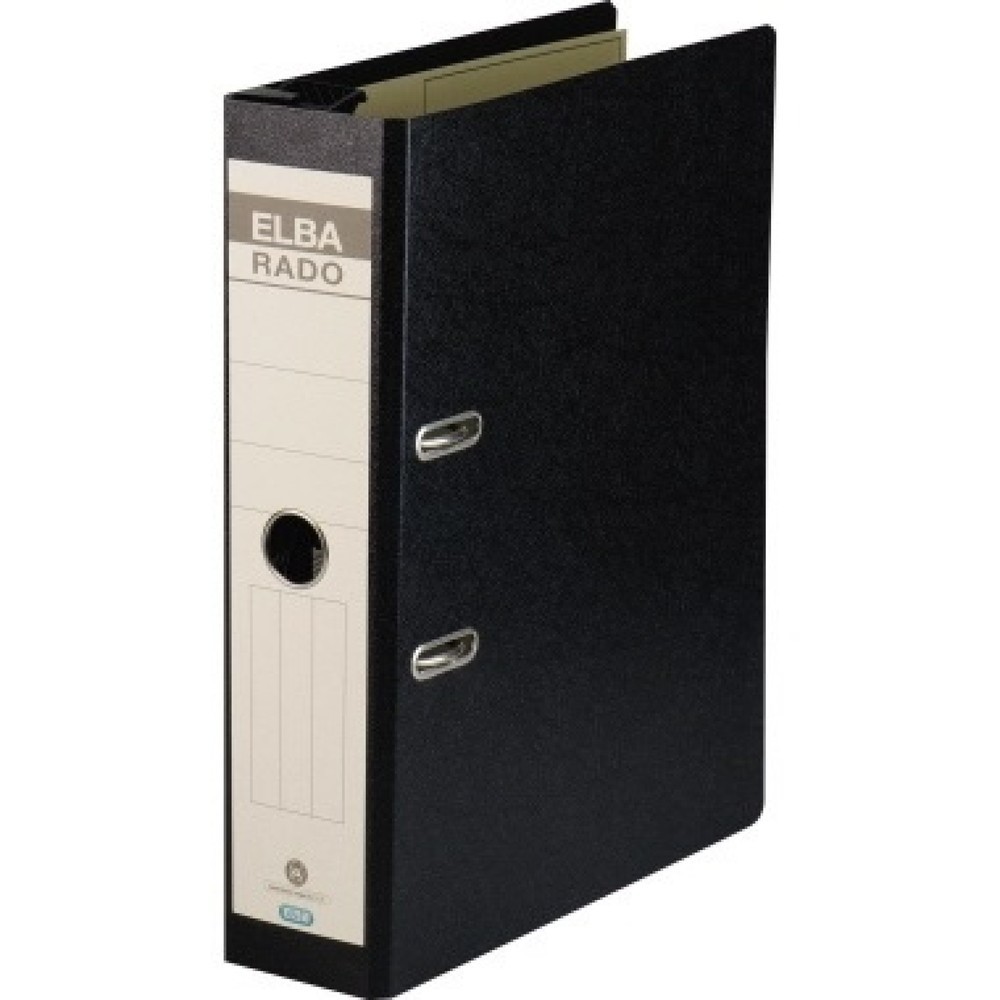 Produktabbildung: ELBA Hängeordner rado 100081047 DIN A4 75mm Hartpappe schwarz