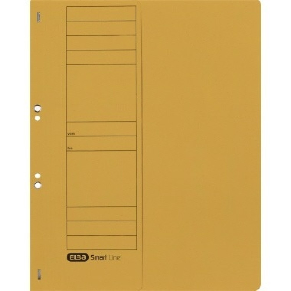 Produktabbildung: ELBA Ösenhefter 100551878 DIN A4 Vorderd. halb kaufm. Heft. gelb