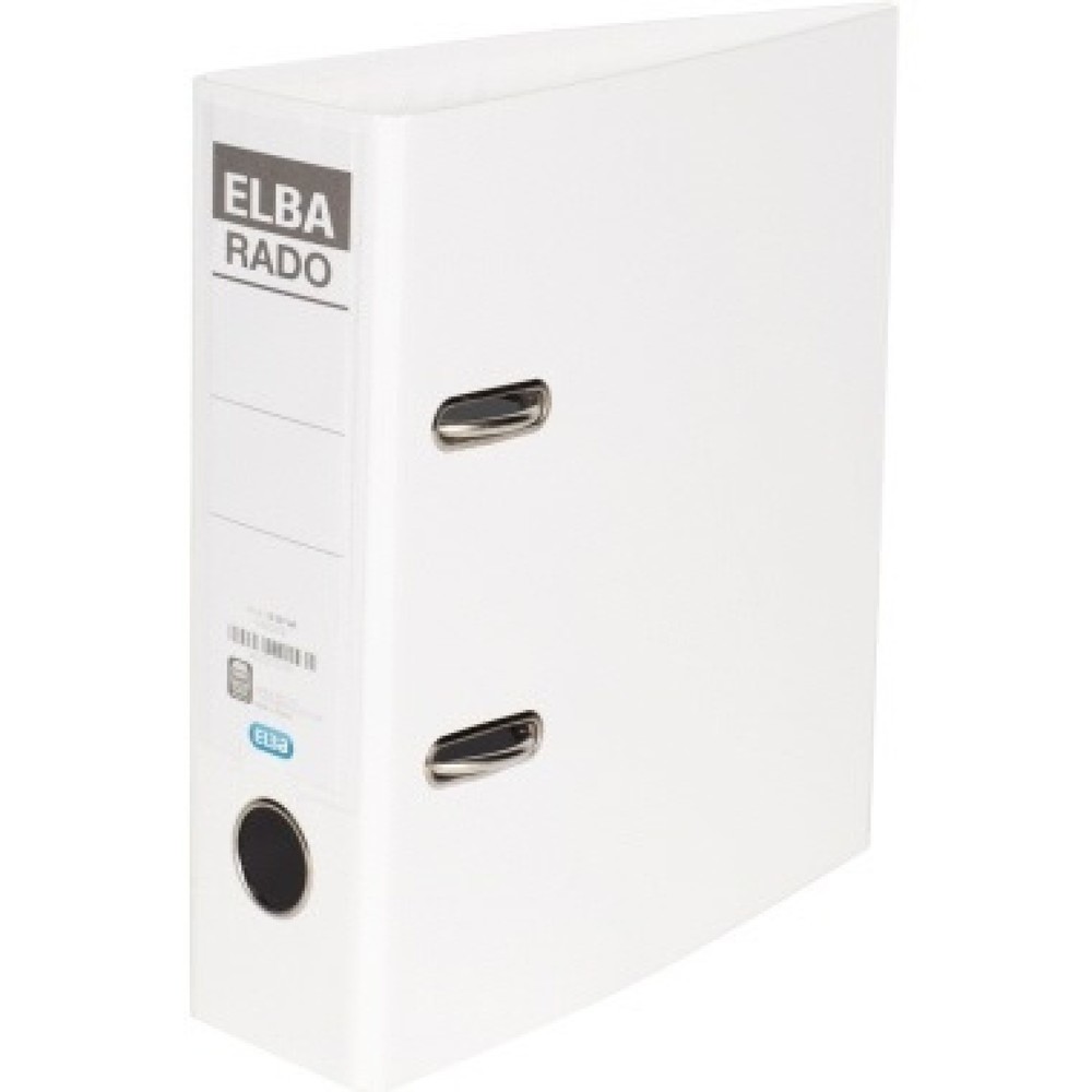 Produktabbildung: ELBA Ordner 100022642 rado plast A5 hoch 7,5cm PVC weiß
