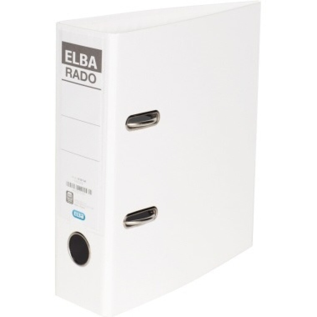 Produktabbildung: ELBA Ordner 100022642 rado plast A5 hoch 7,5cm PVC weiß