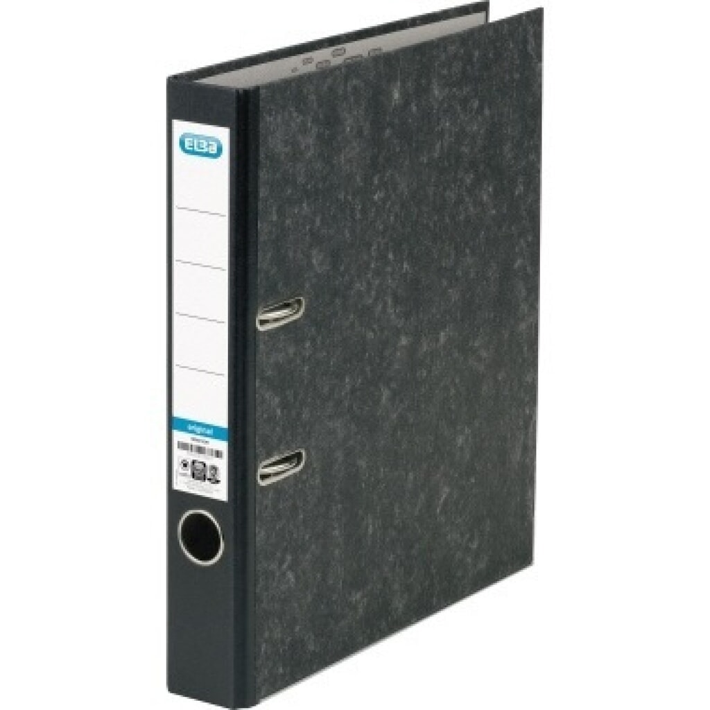 ELBA Ordner ELBArado 100081008 WM BC A4 5cm schwarz Produktabbildung: ELBA Ordner ELBArado 100081008 WM BC A4 5cm schwarz
