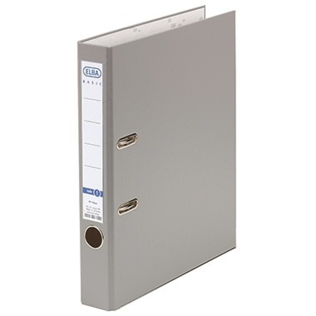 Produktabbildung: ELBA Ordner smart 100023256 DIN A4 50mm PP grau