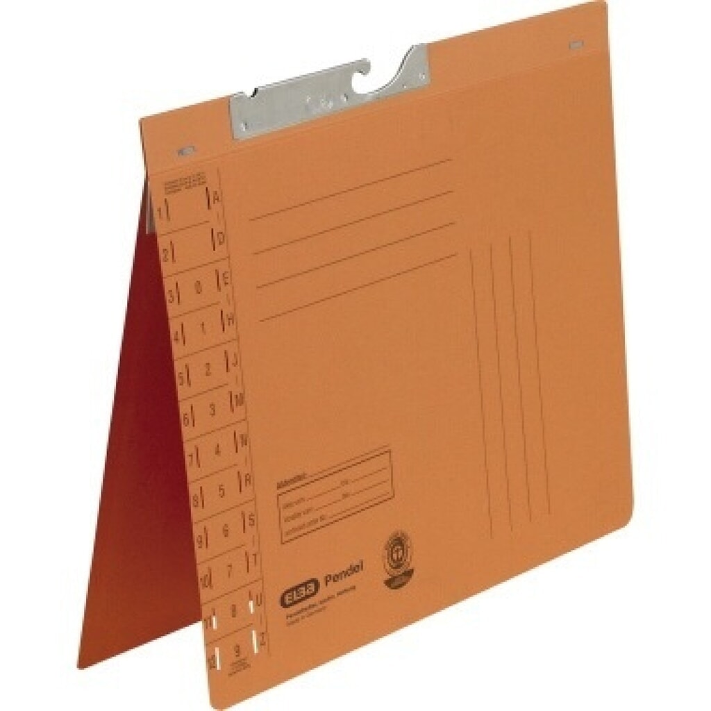 ELBA Pendelhefter 100560091 DIN A4 Amtsheftung 320g Karton orange Produktabbildung: ELBA Pendelhefter 100560091 DIN A4 Amtsheftung 320g Karton orange
