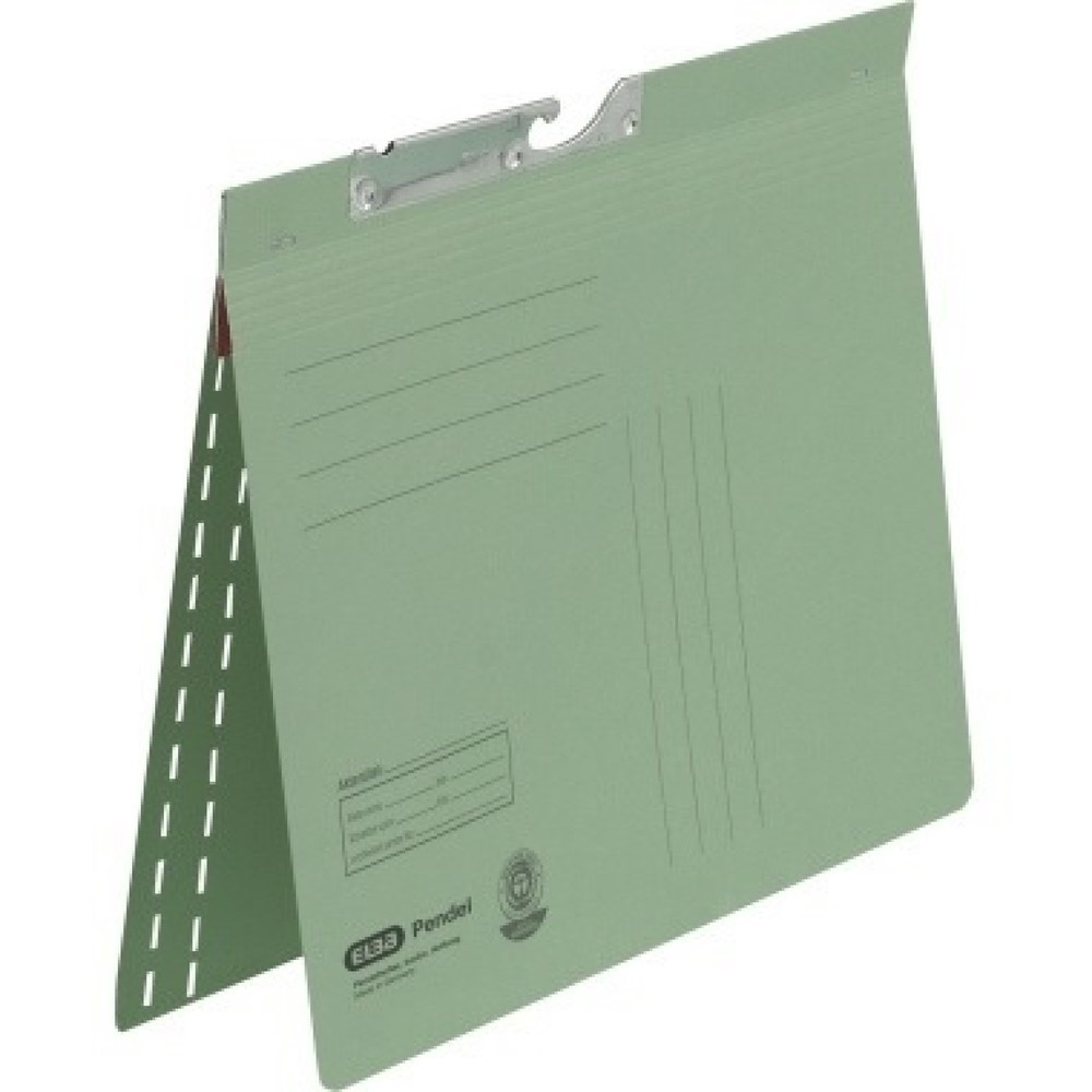 Produktabbildung: ELBA Pendelhefter 100560095 DIN A4 kaufm. Heftung 250g Manilakarton gn