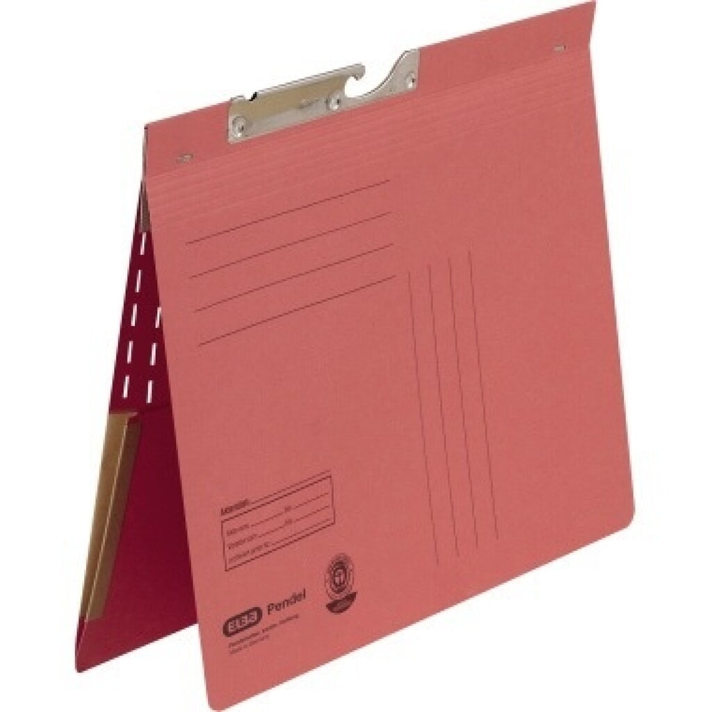 ELBA Pendelhefter 100570026 DIN A4 Dehntasche 320g Karton rot Produktabbildung: ELBA Pendelhefter 100570026 DIN A4 Dehntasche 320g Karton rot