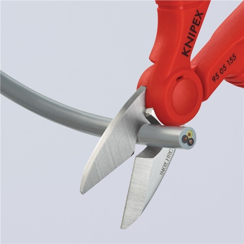 N° de l'image du produit 2 : Ciseaux pour électricien/artisan longueur 155 mm Gaines bicomposant KNIPEX