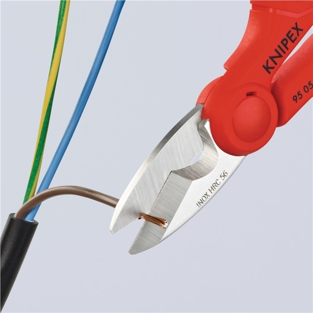 N° de l'image du produit 8 : Ciseaux pour électricien/artisan longueur 155 mm Gaines bicomposant KNIPEX