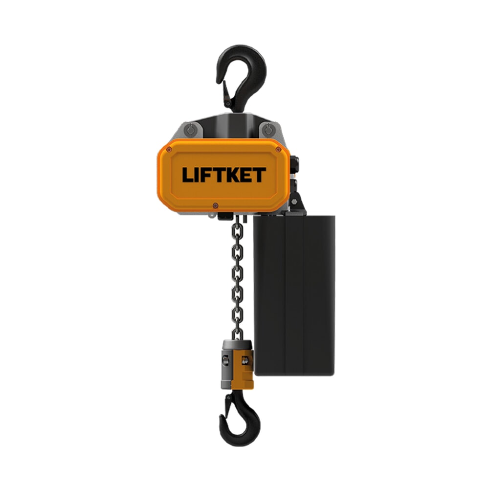 Obrázek produktu: Elektrický řetězový kladkostroj LIFTKET S-Line s hákovým závěsem, nosnost 125 kg, 8/2 m/min