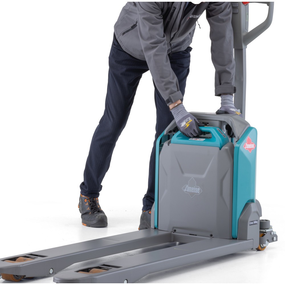 Číslo obrázka výrobku 3: Elektrický paletový vozík Ameise® PTE 1.6, nosnosť 1 600 kg, dĺžka vidlíc 1 150 mm