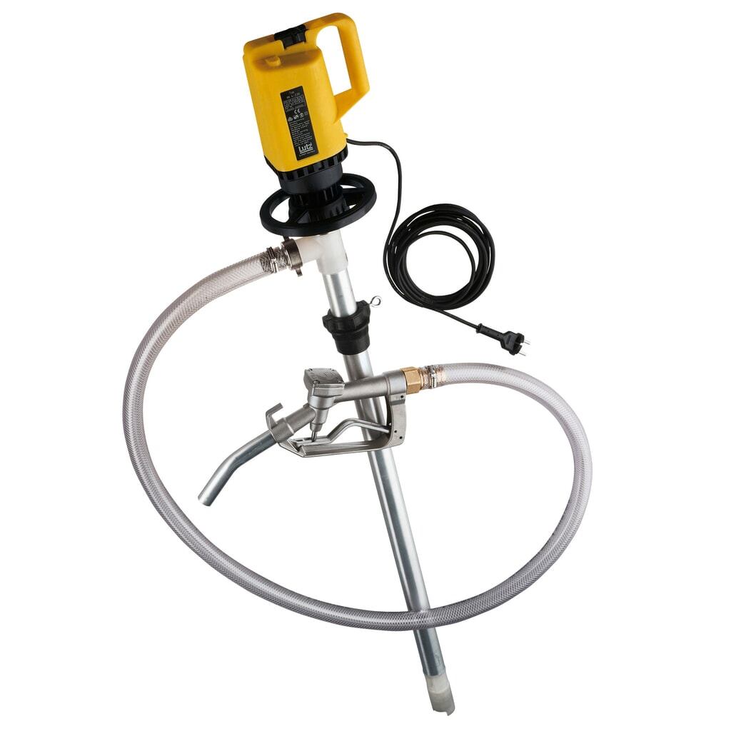 Produktabbildung: Denios Elektrische Fasspumpe für Öl/Diesel, Tauchtiefe 1.000 mm